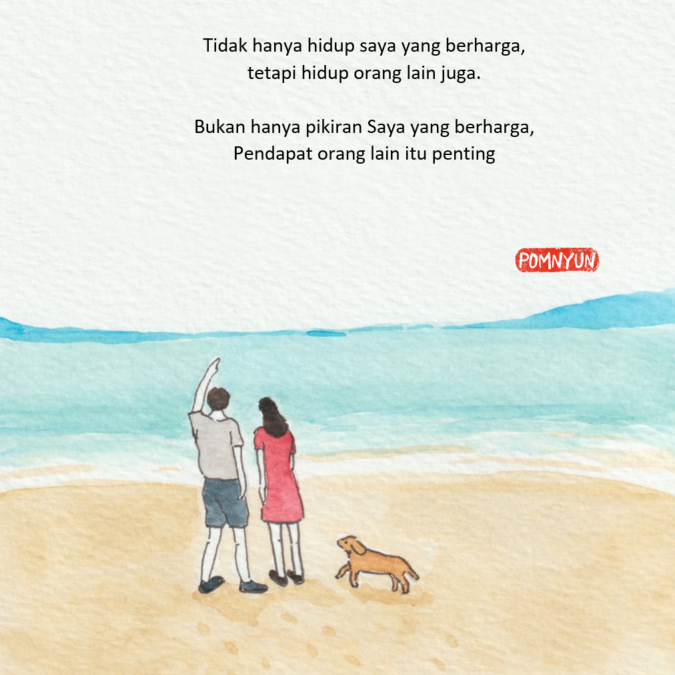 Tidak hanya hidup Saya yang penting
