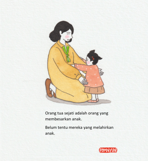 Orang yang membesarkan anak