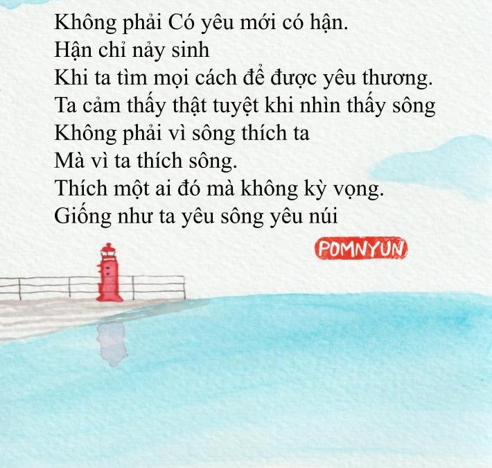 Thích một ai đó mà không kỳ vọng