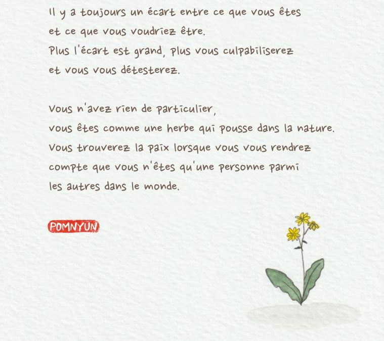 №20-Comme une herbe qui pousse dans la nature