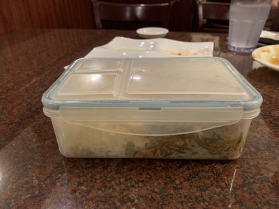 I brought my own container to a restaurant. I brought leftover food home in it. 