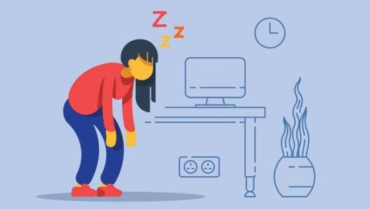I feel very tired today. 