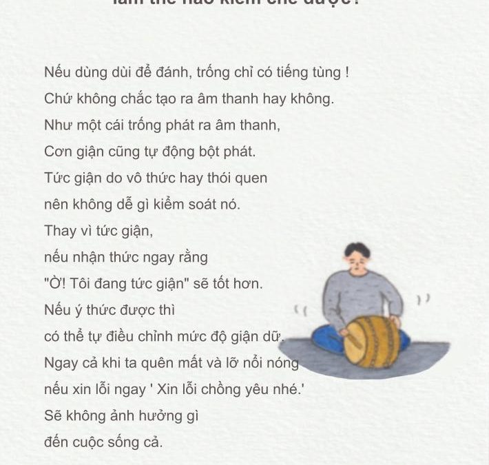 “ Tôi hay giận chồng lắm, làm thế nào kiềm chế được? ”