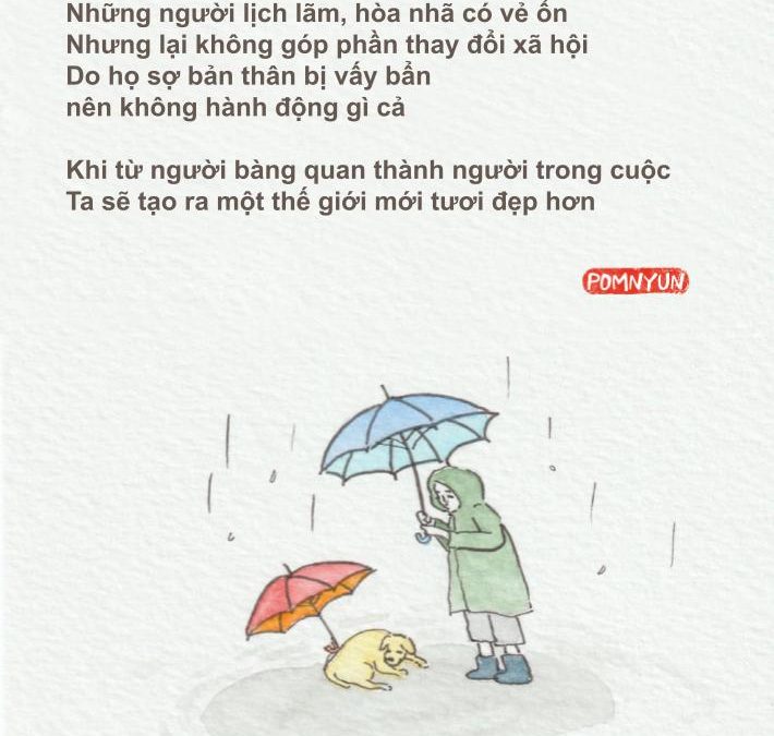 Người trong cuộc sẽ tạo ra một thế giới mới tươi đẹp hơn