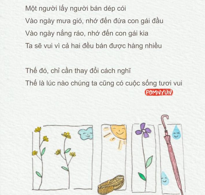 Lúc nào ta cũng có thể sống cuộc đời vui vẻ tươi cười