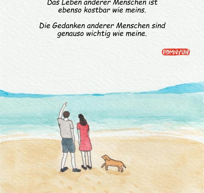 Nicht nur mein Leben ist kostbar.