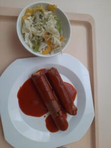 #2023missionimpossible I ate today a vegan sausage. It tastes like a real sausage, even though it contains no animal ingredients. I have not eaten any meat during this mission. Intermittent fasting is going very well too.
