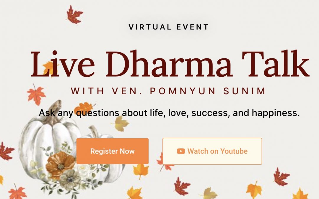 Live Dharma Talk