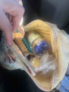 I pack vegan, non-perishable items for lunch every day. If I don’t finish them, they are still good for the next day’s lunch.