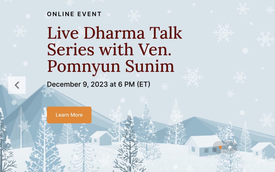 [Live] Dharma Talk on December 10 2023 (Korea Standard Time)