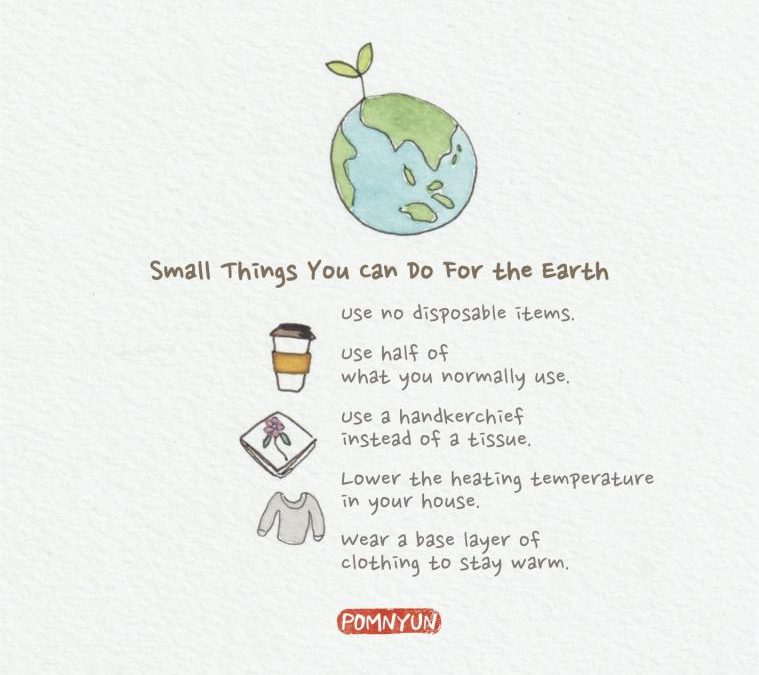 Small Things You Can Do For the Earth