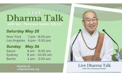 Live Dharma Talk with Ven. Pomnyun Sunim (법륜스님)
