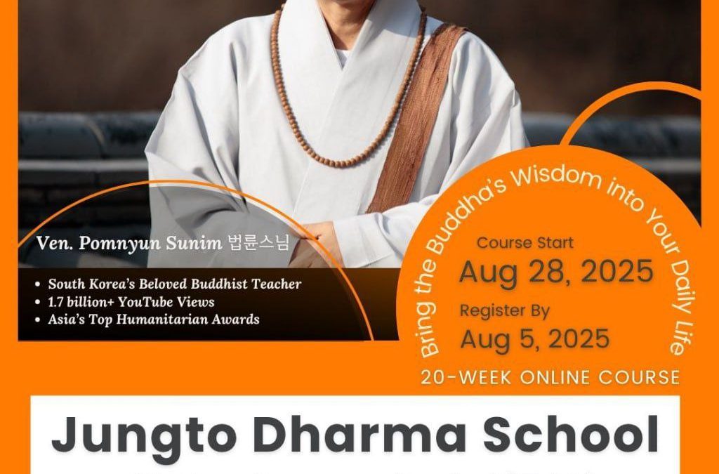 Learn the Buddha’s teachings online – course offered in 5 languages!